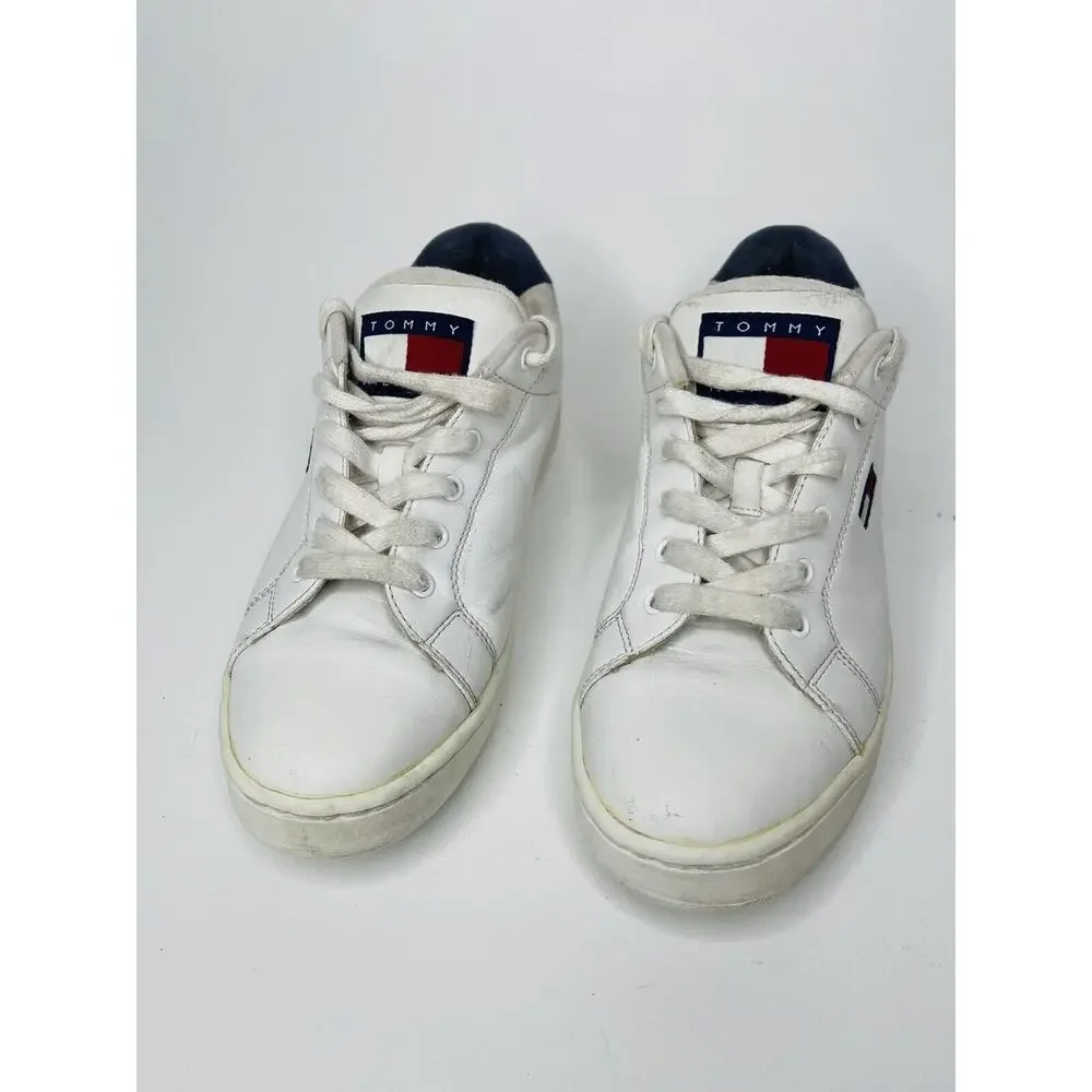 Women’s Tommy Hilfiger Shoes White Lace-up Shoes for Size 8.5